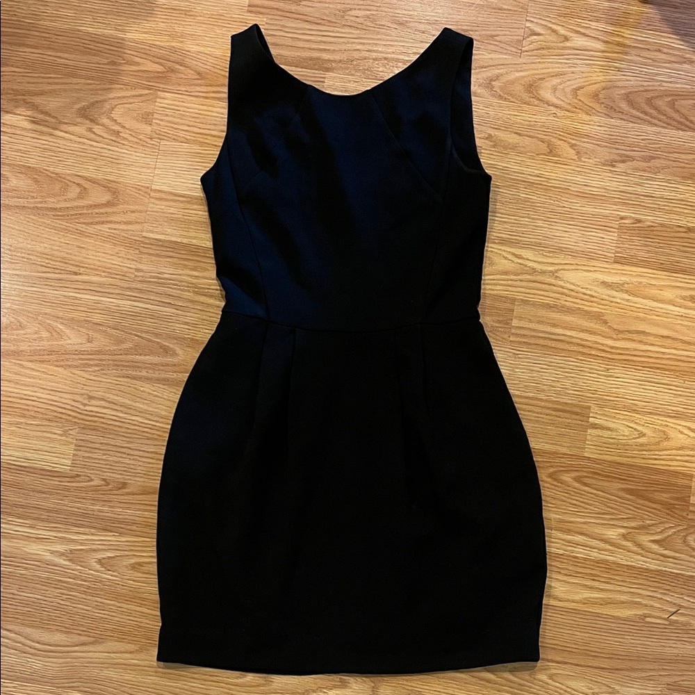 Babaton Chic Black Sleeveless Mini Dress